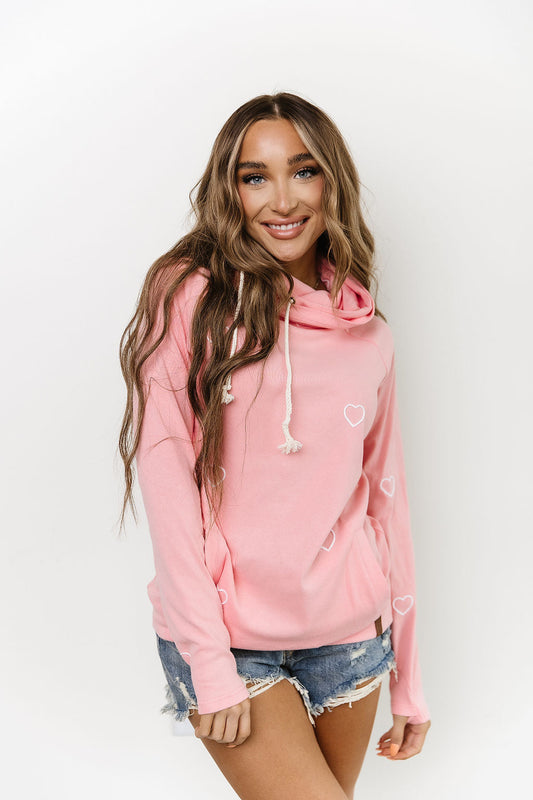 Ampersand Avenue - Doublehood™ Sweatshirt - Perfect Two Pink